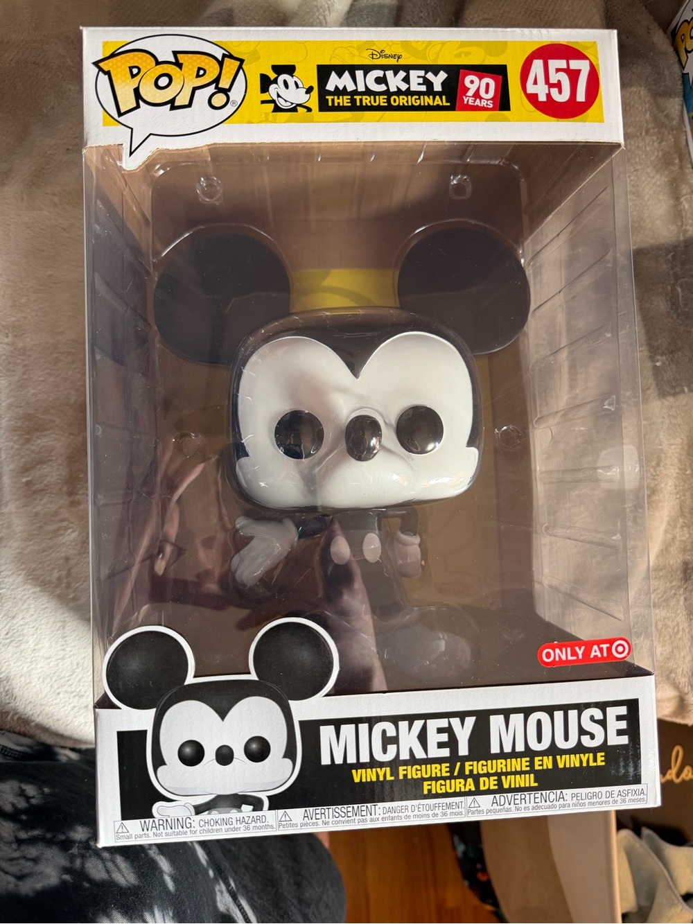Disney Mickey The True Original Pop! Box Art - Yellow & Black